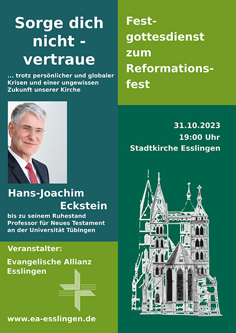 Flyer Reformationsgottesdienst 2023